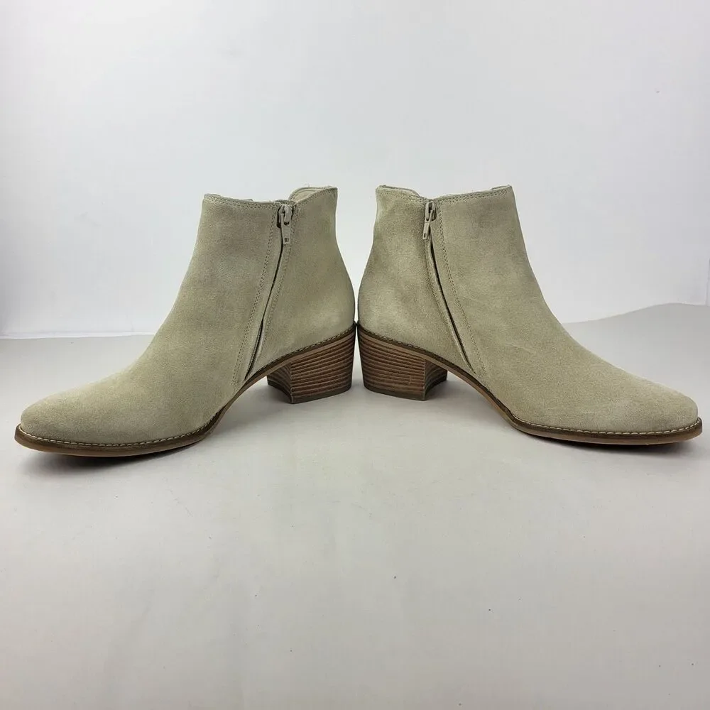 PAUL GREEN Suede Braided Cutout Bootie Size 6 UK 8.5 US